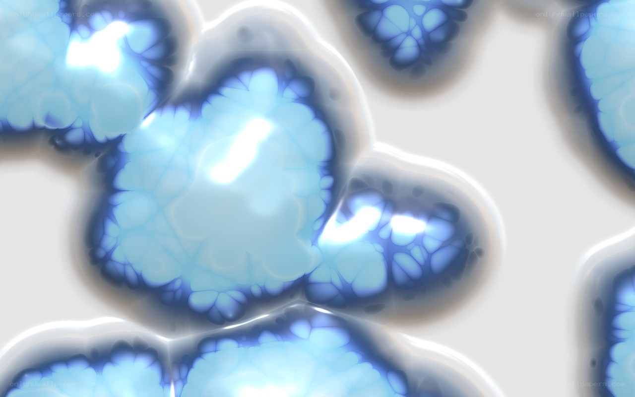 blue cellular patterns