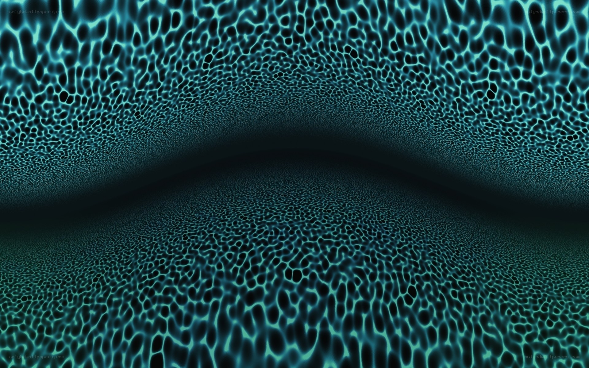 blue cellular tunnel