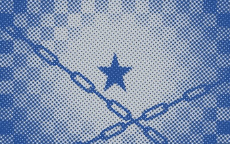 Blue Chain and Star