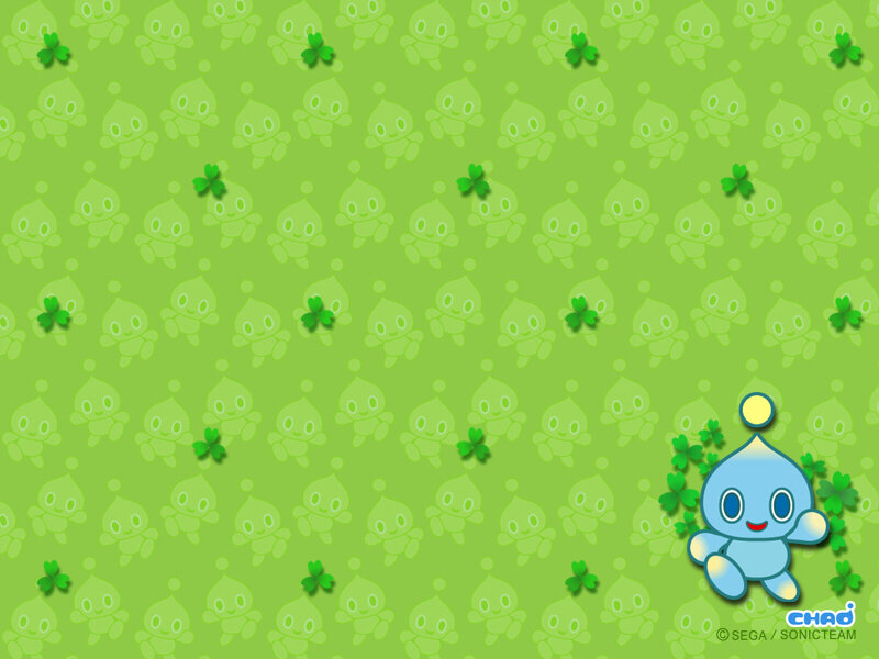 Blue Chao Character — Green