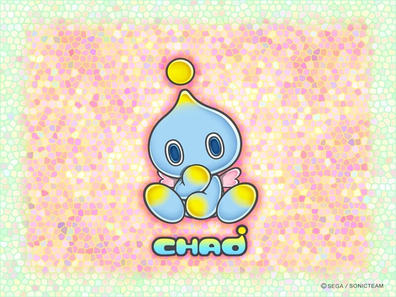 Blue Chao Character — Playful