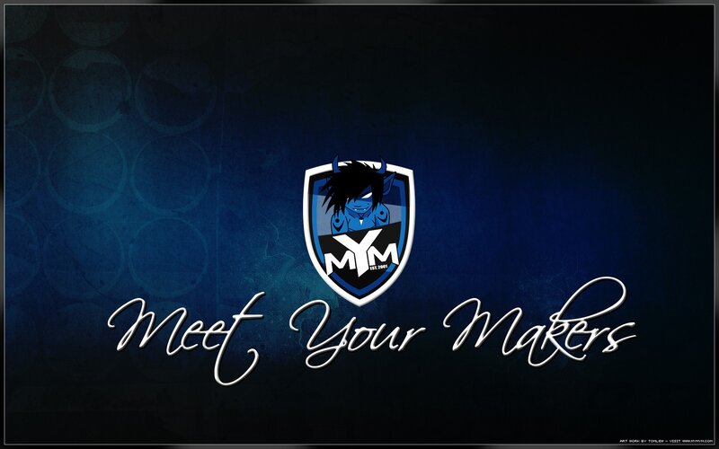 Blue Character Logo — Dark