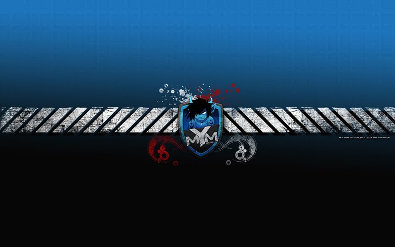 Blue Character on Shield