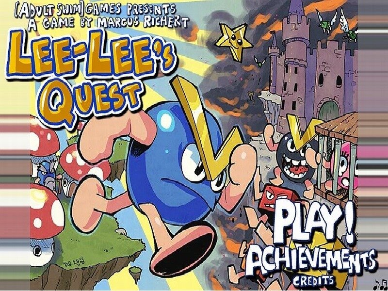 Blue Character Running