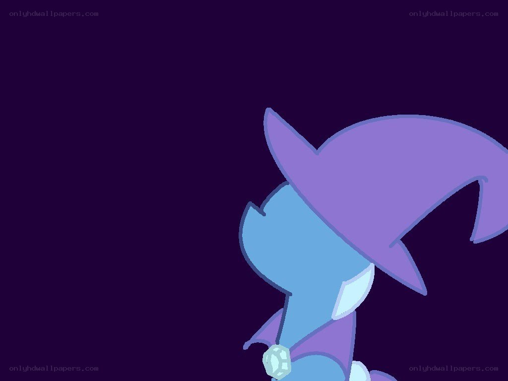 blue character with purple hat
