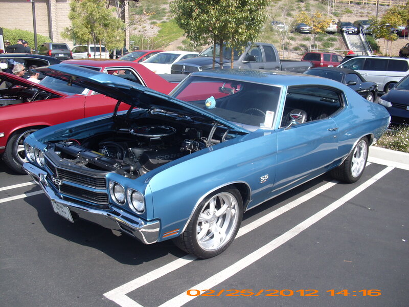 Blue Chevelle Ss Car — Calm
