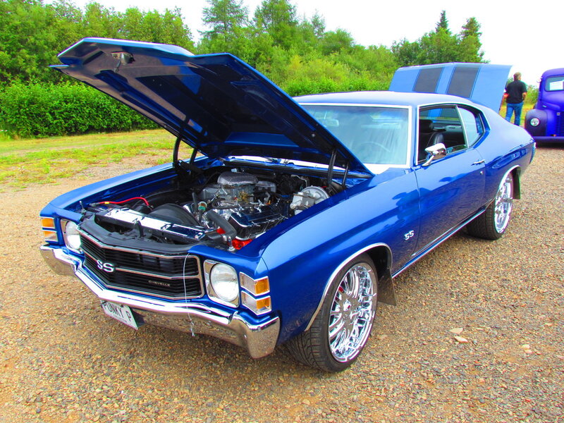 Blue Chevelle Ss Car
