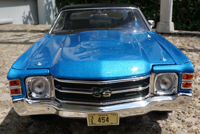 Blue Chevelle Ss Model