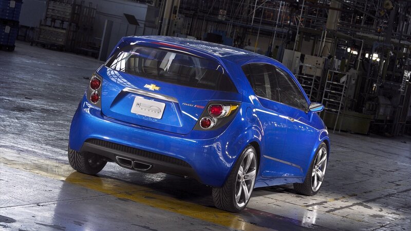 Blue Chevrolet Aveo RS Concept