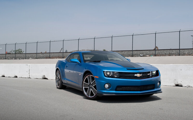 Blue Chevrolet Camaro — Neutral