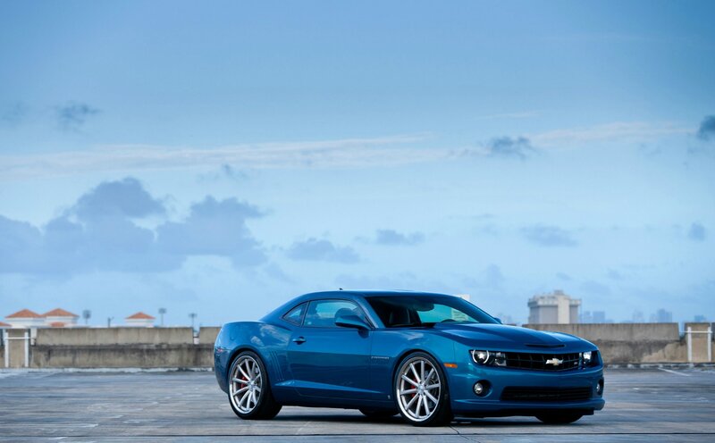Blue Chevrolet Camaro — Serene, Afternoon