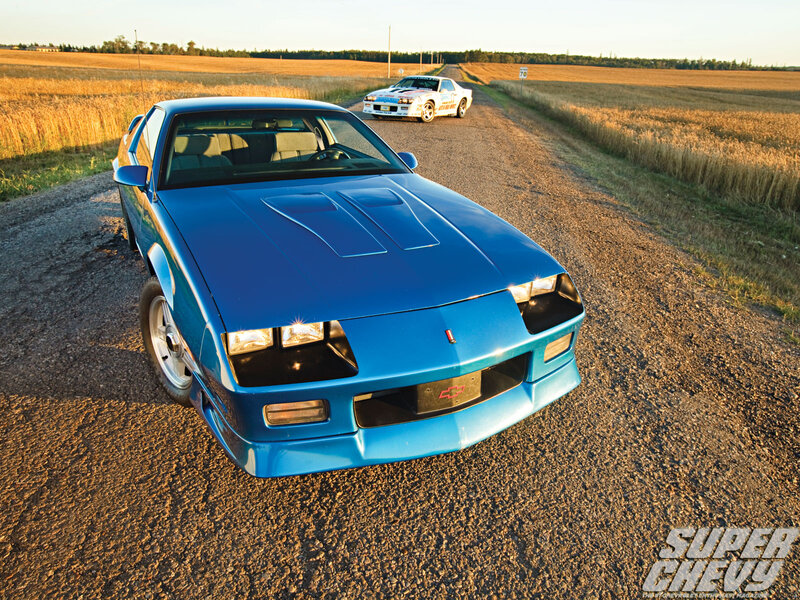 Blue Chevrolet Camaro — Serene