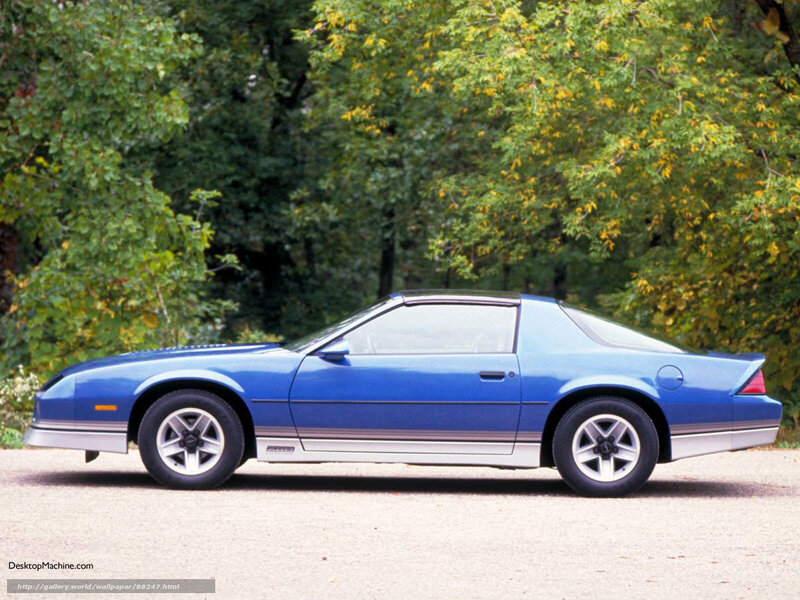 blue chevrolet camaro
