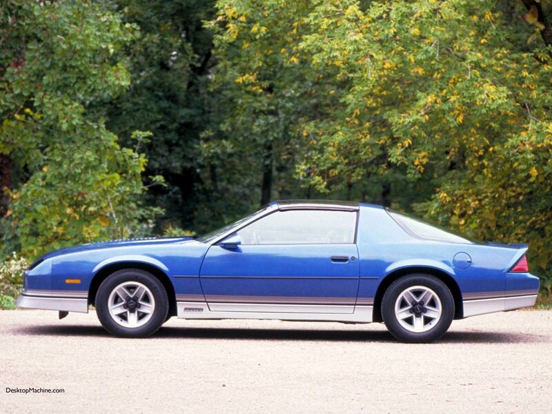 blue chevrolet camaro z28