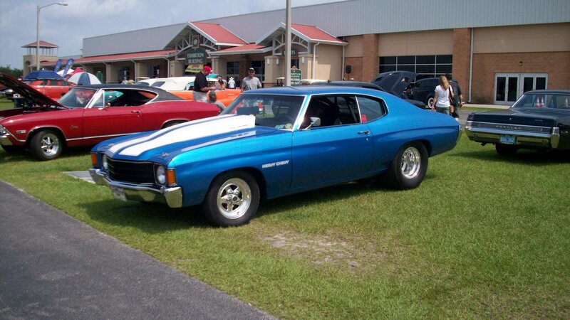 Blue Chevrolet Chevelle — Outdoor, Afternoon