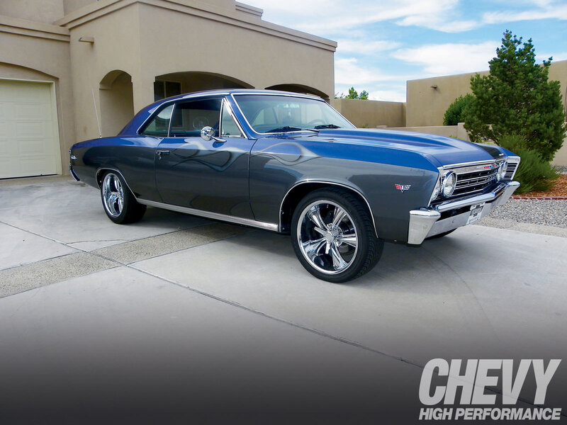 Blue Chevrolet Chevelle
