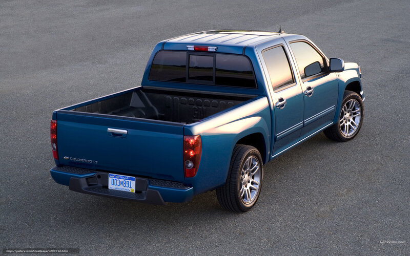Blue Chevrolet Colorado LT