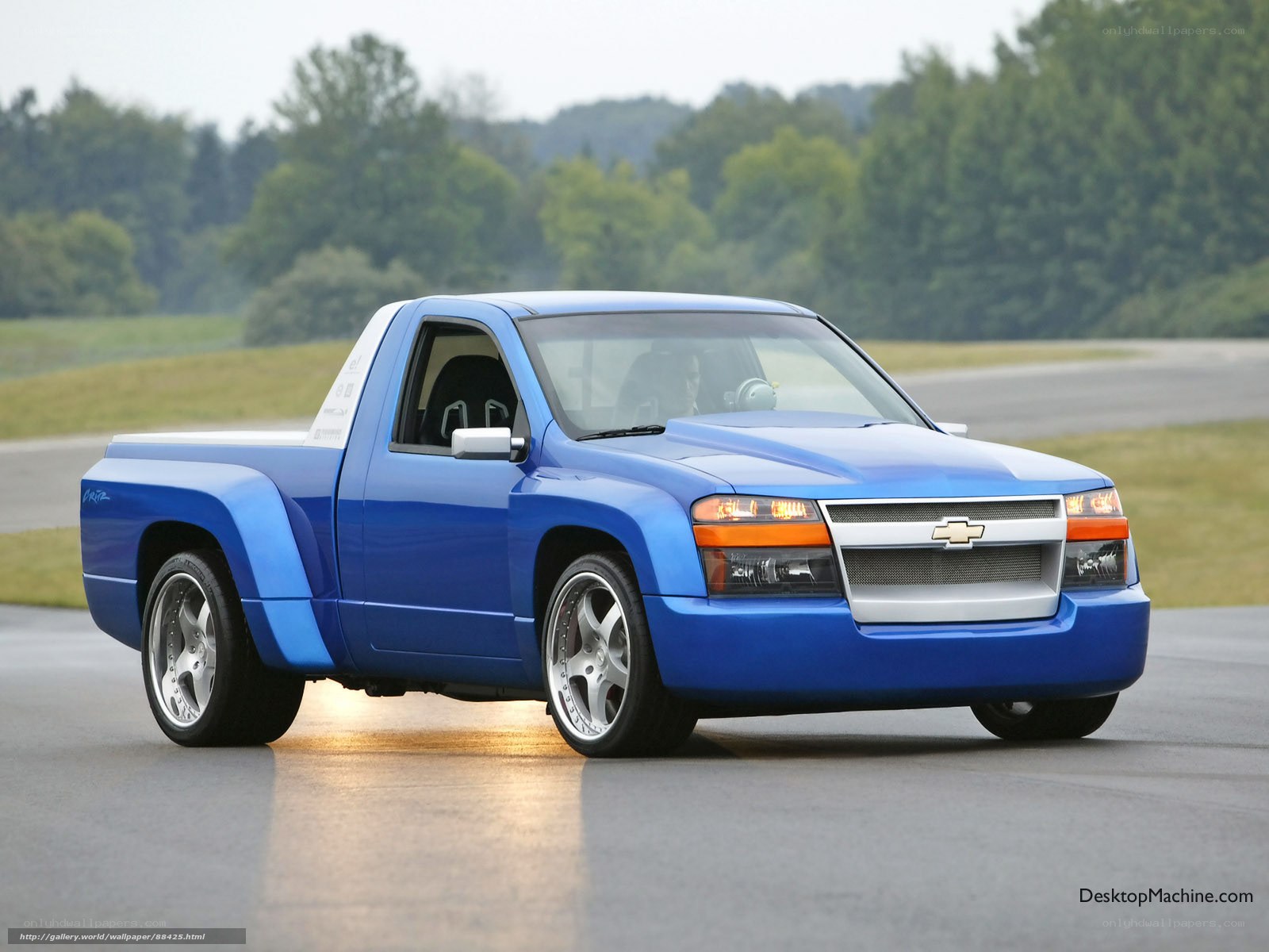 Blue Chevrolet Concept Truck
