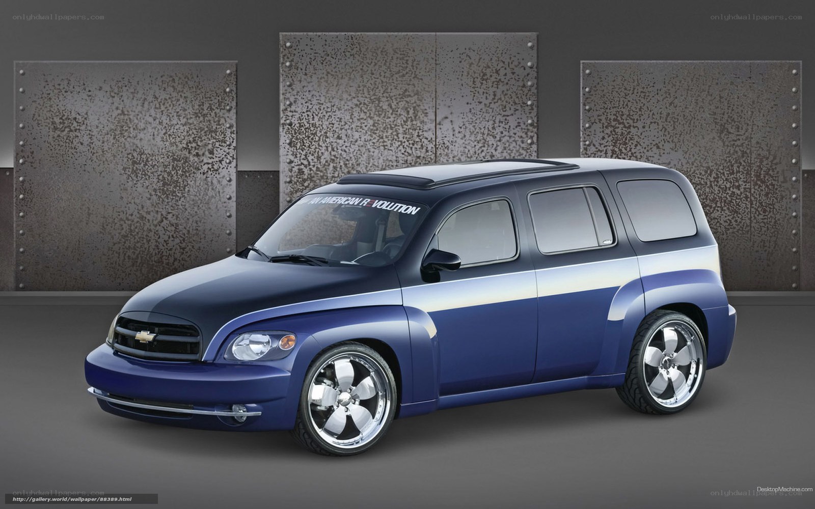 Blue Chevrolet HHR Concept