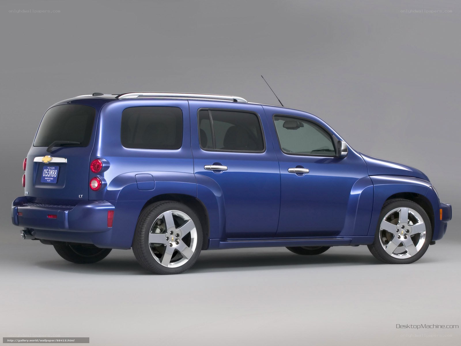 blue chevrolet hhr suv