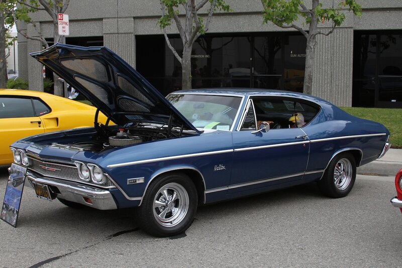 Blue Chevrolet Malibu