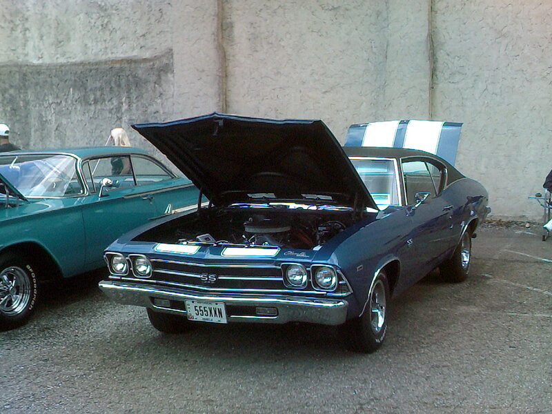 Blue Chevrolet Muscle Car — Static