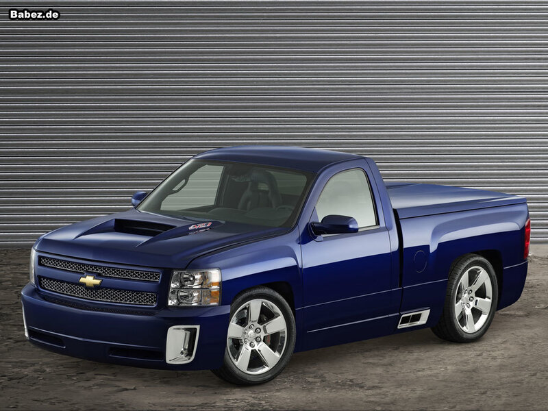 blue chevrolet pickup truck