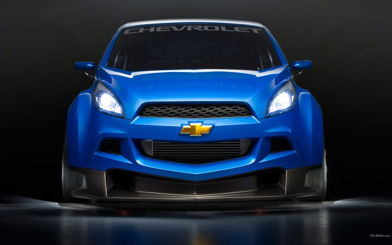 Blue Chevrolet Race Car — Dramatic, Photograph