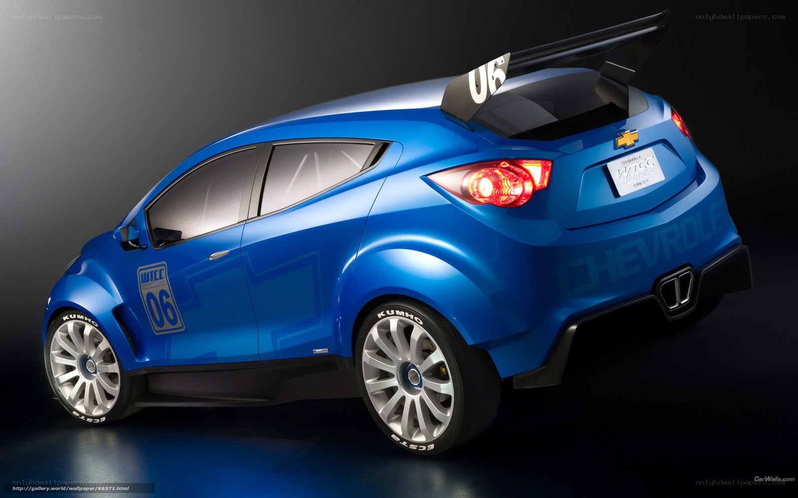 blue chevrolet race car