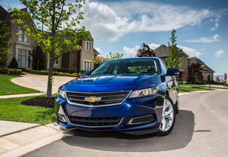 Blue Chevrolet Sedan