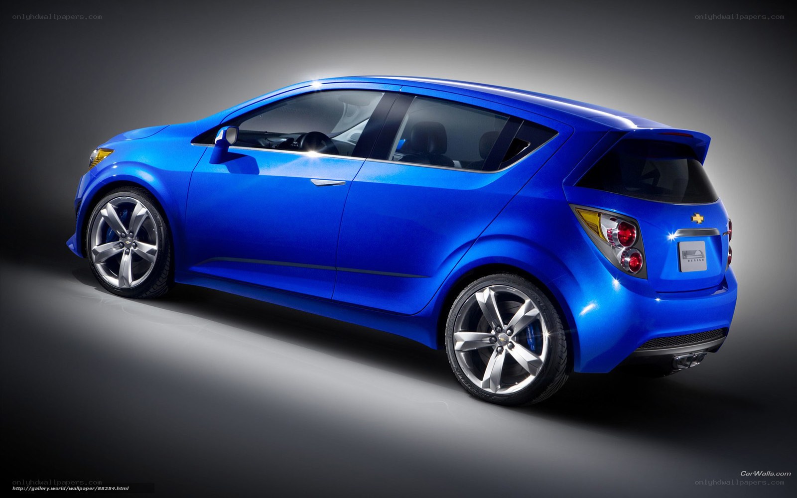 Blue Chevrolet Spark Concept