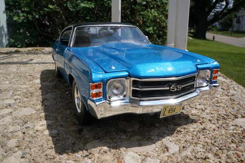 Blue Chevrolet Ss Model