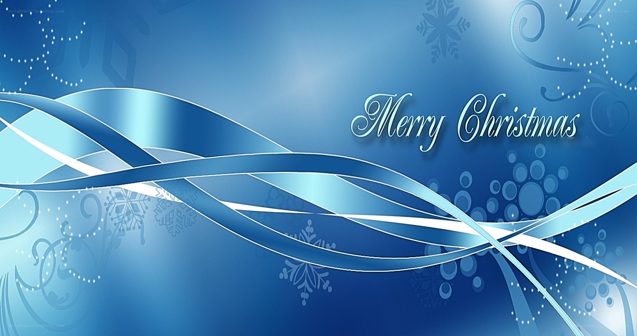 blue christmas background