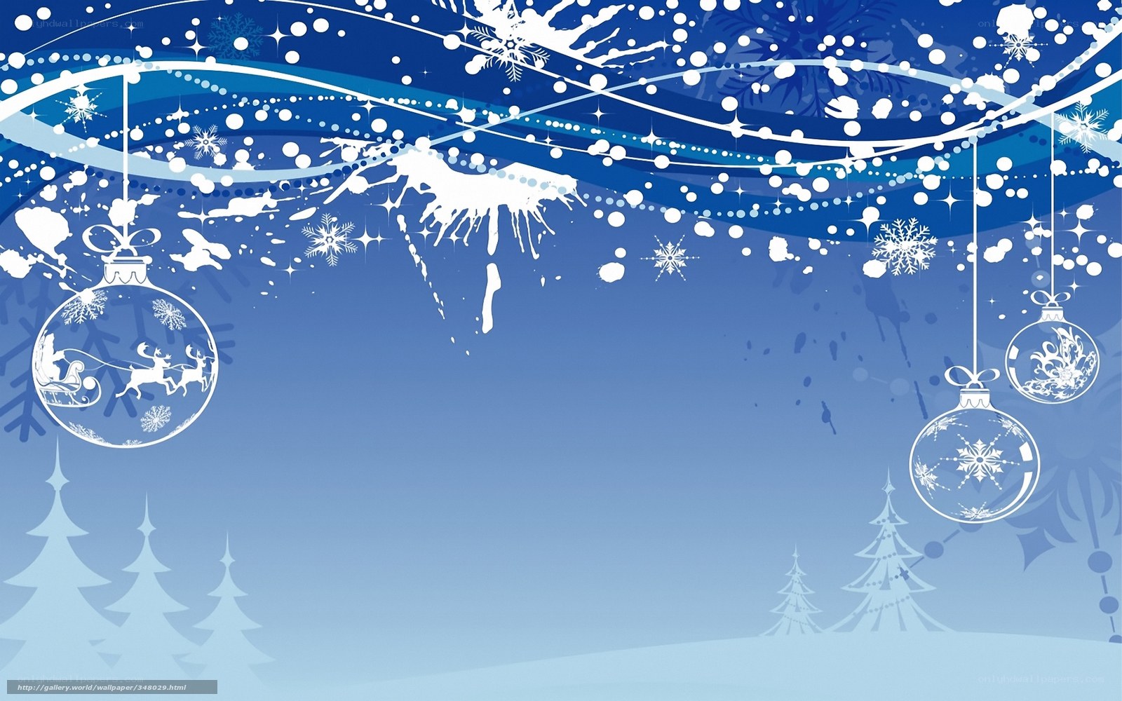 blue christmas holiday background