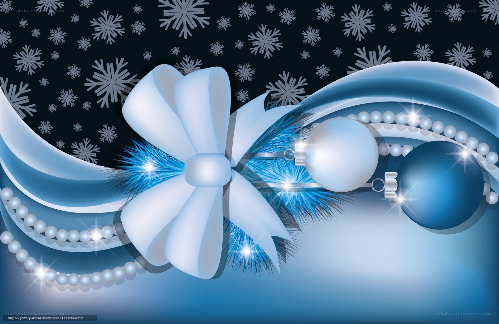 Blue Christmas holiday design