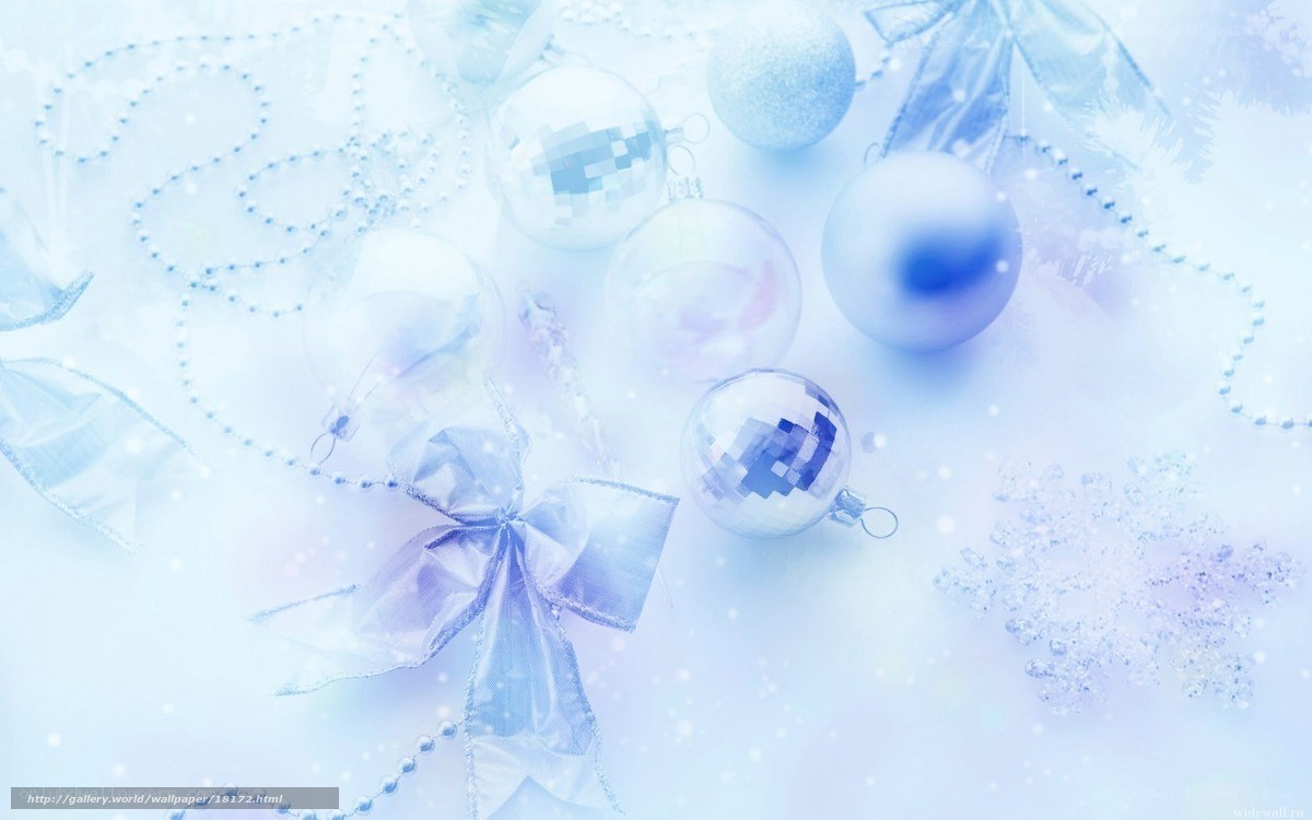 Blue Christmas ornaments