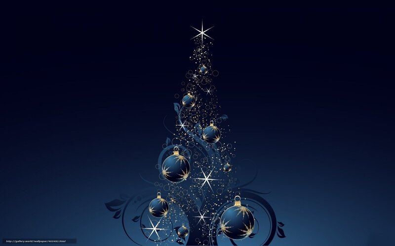 Blue Christmas tree design