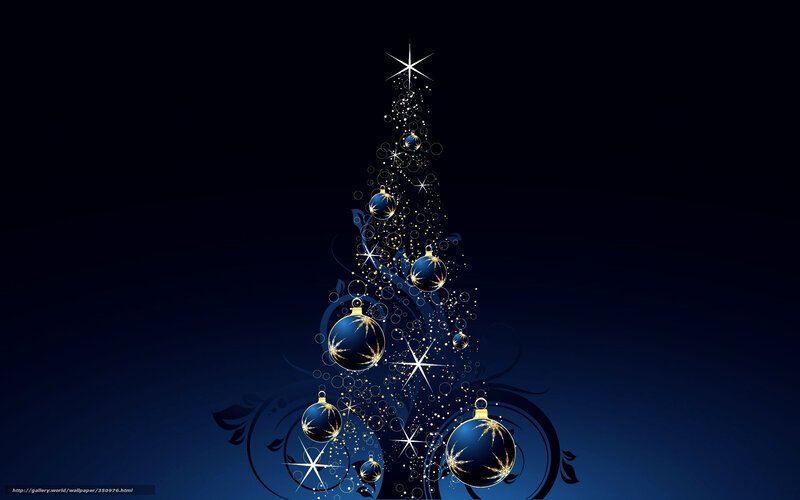 blue christmas tree design