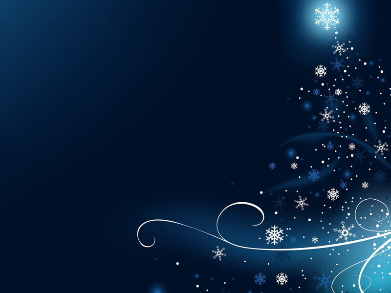 Blue Christmas Tree — Festive