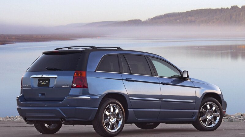 blue chrysler pacifica suv