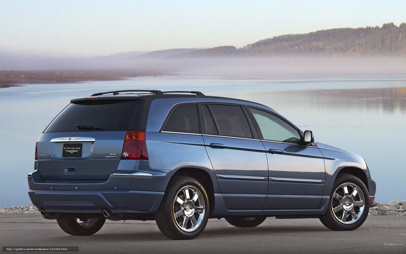 Blue Chrysler Pacifica SUV