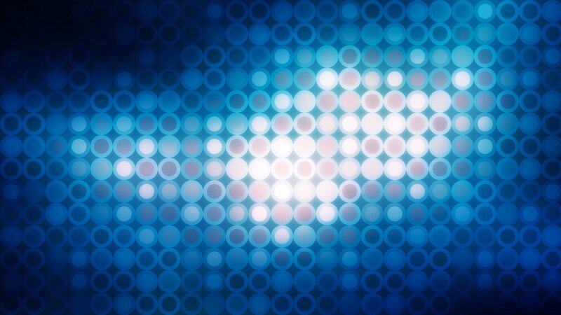 blue circle light pattern