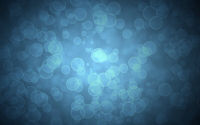 Blue Circles on Dark Background