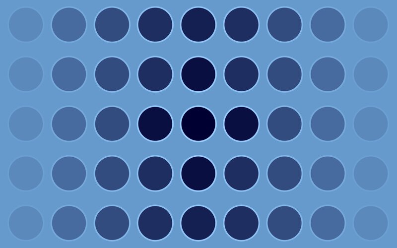 Blue Circles Pattern — Calm