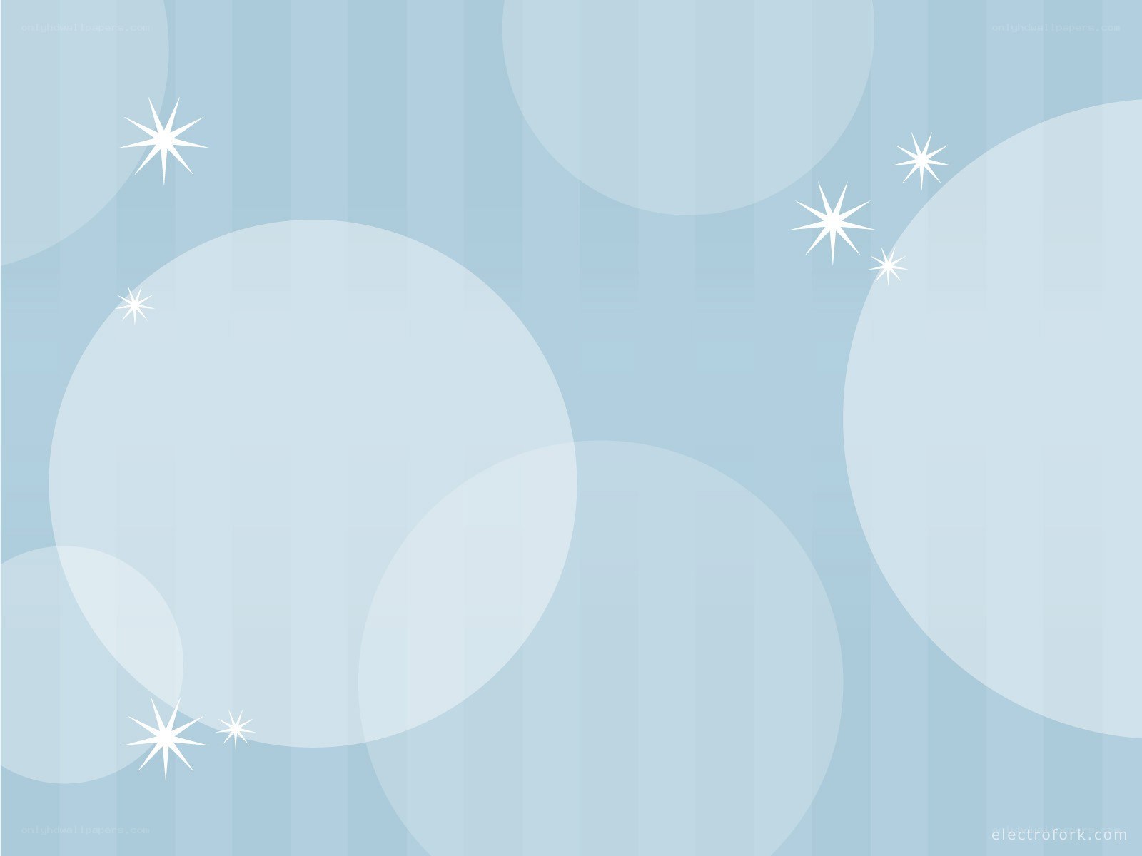blue circles with stars