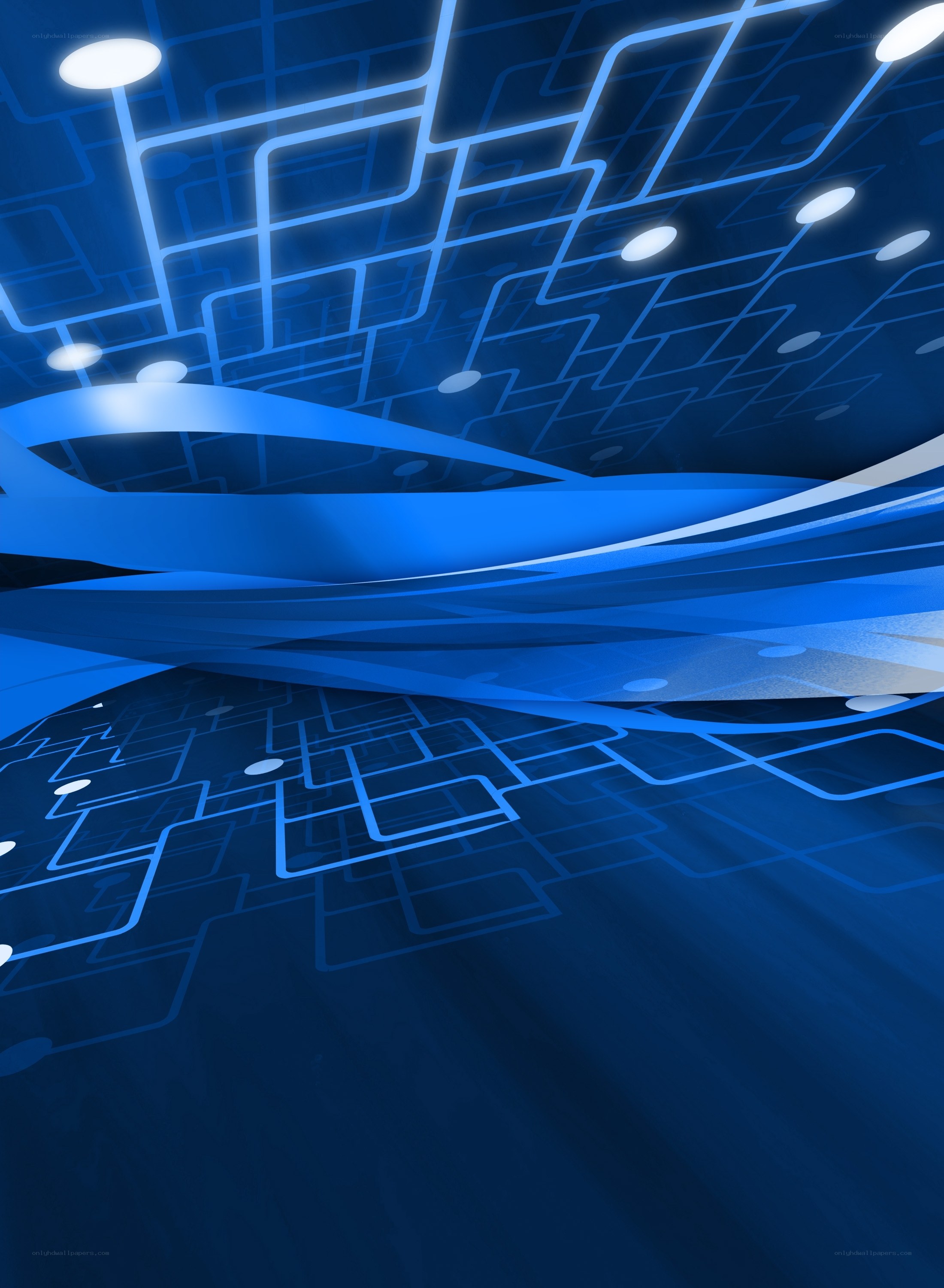 blue circuit abstract background