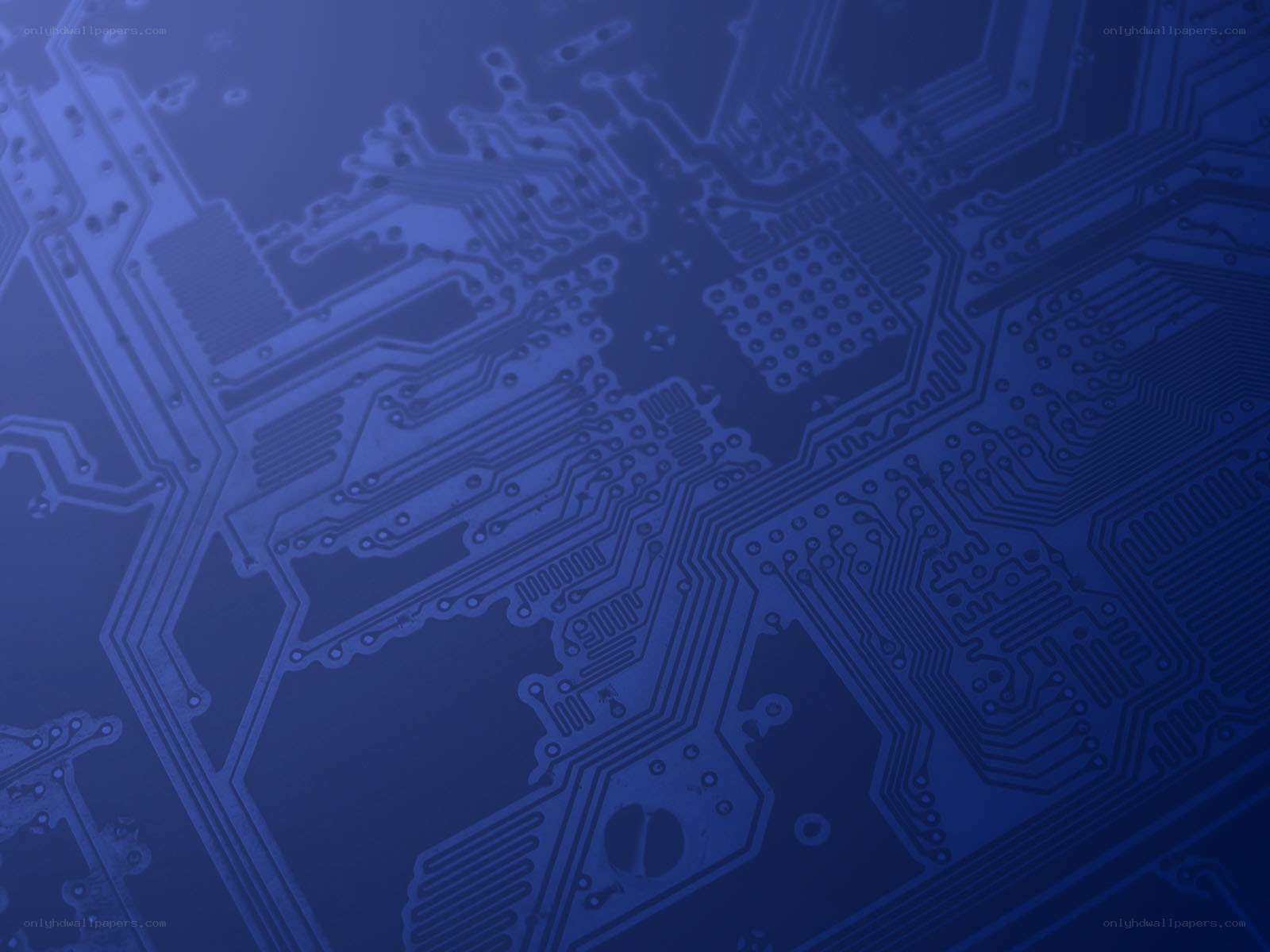 blue circuit board pattern