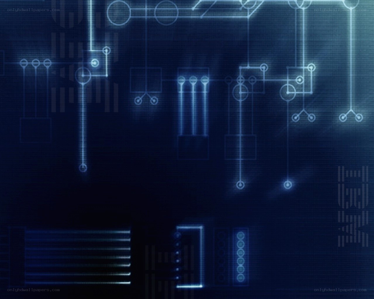 blue circuit board schematic