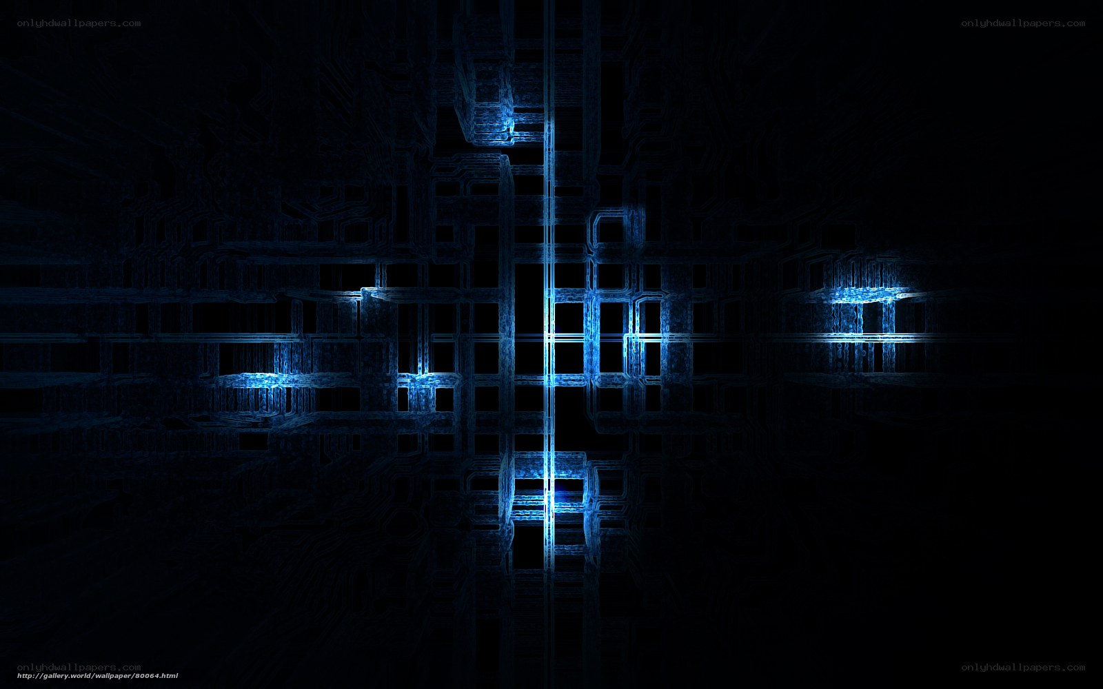 blue circuit grid