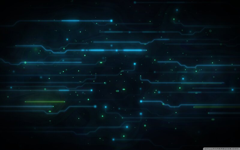 blue circuit lines background